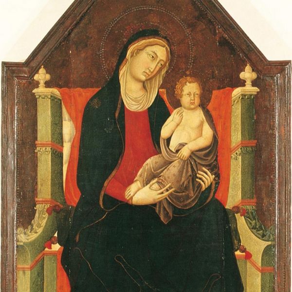 Opera Madonna col bambino, Museo Comunale di Lucignano