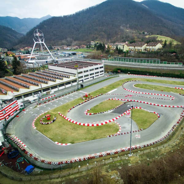 Pista Rongo go-kart PG corse vista del circuito